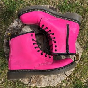 Pink Dr. Martens